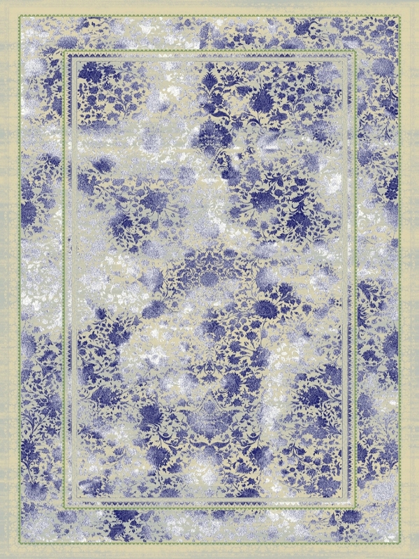 فرش 700 شانه وینتیج طلاکوب کد 5063 فردین